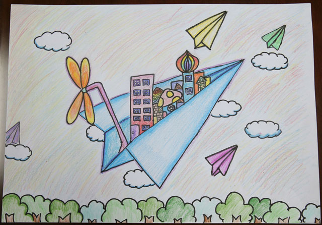 《纸飞机上的城市》